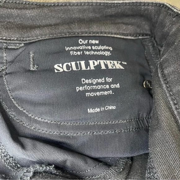 Athleta Sculptek Black Skinny Jeans Size O - Picture 7 of 8